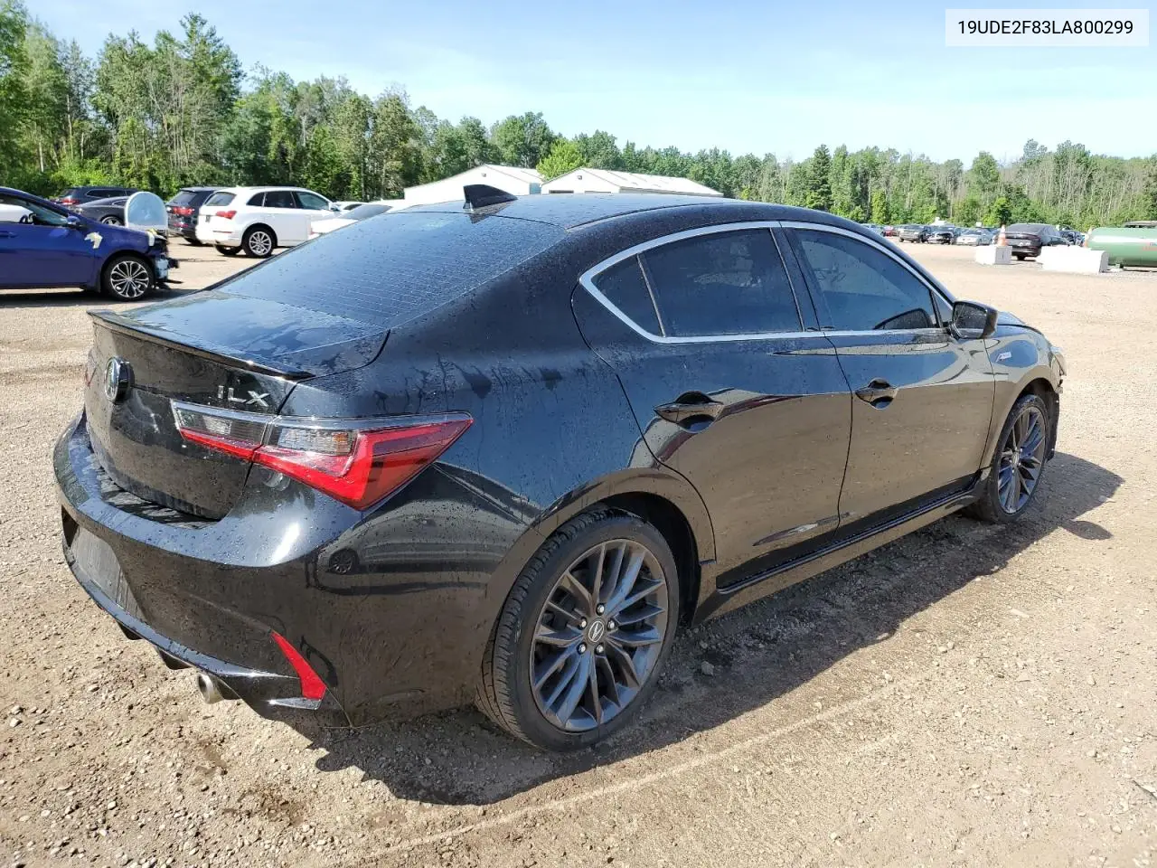 2020 Acura Ilx Premium A-Spec VIN: 19UDE2F83LA800299 Lot: 60544375