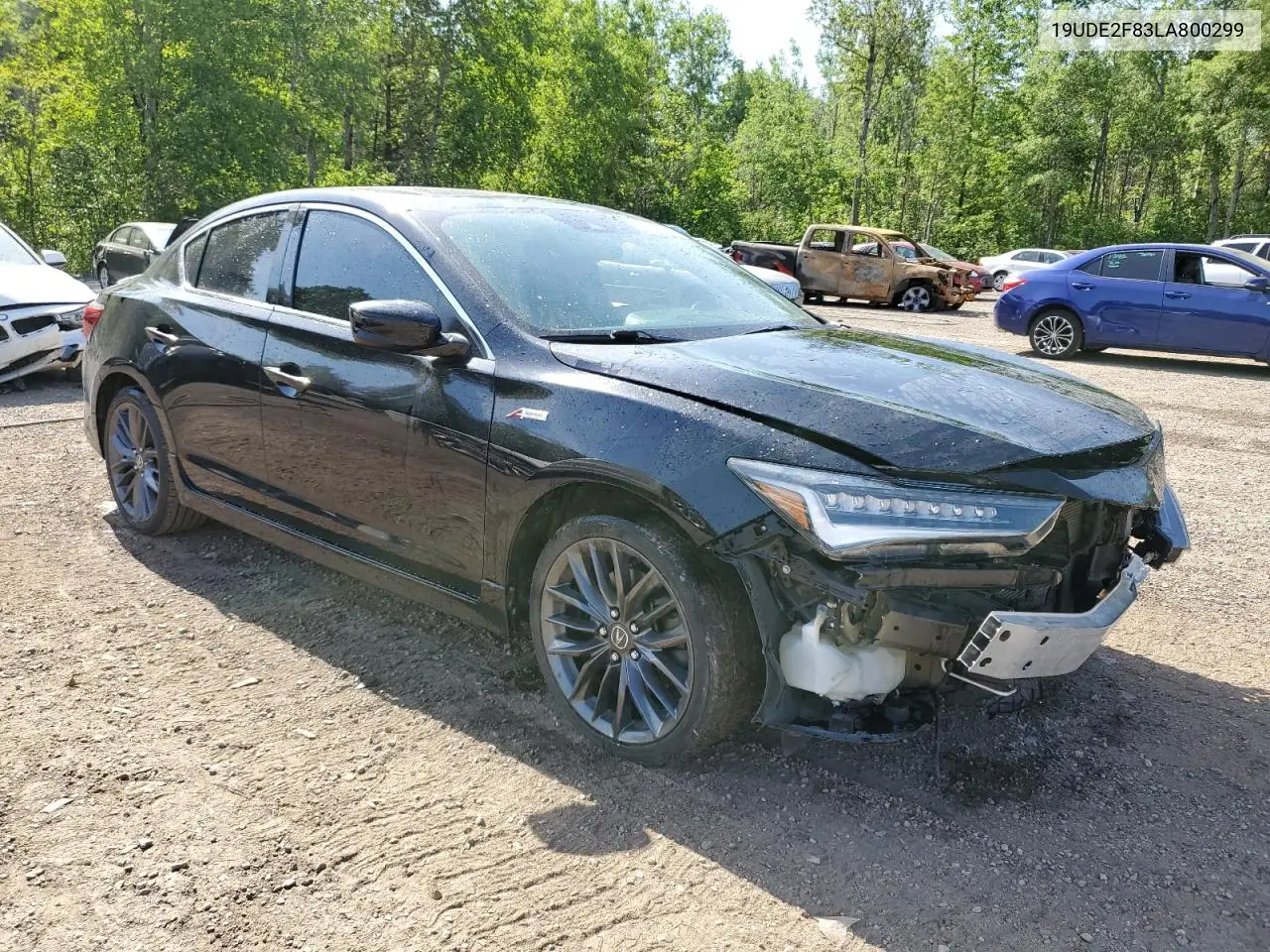 2020 Acura Ilx Premium A-Spec VIN: 19UDE2F83LA800299 Lot: 60544375