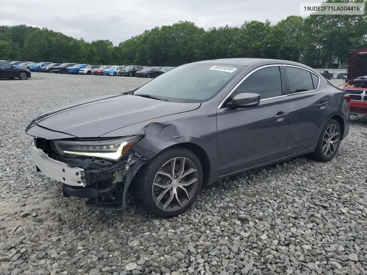 2020 Acura Ilx Premium VIN: 19UDE2F71LA004416 Lot: 60588095