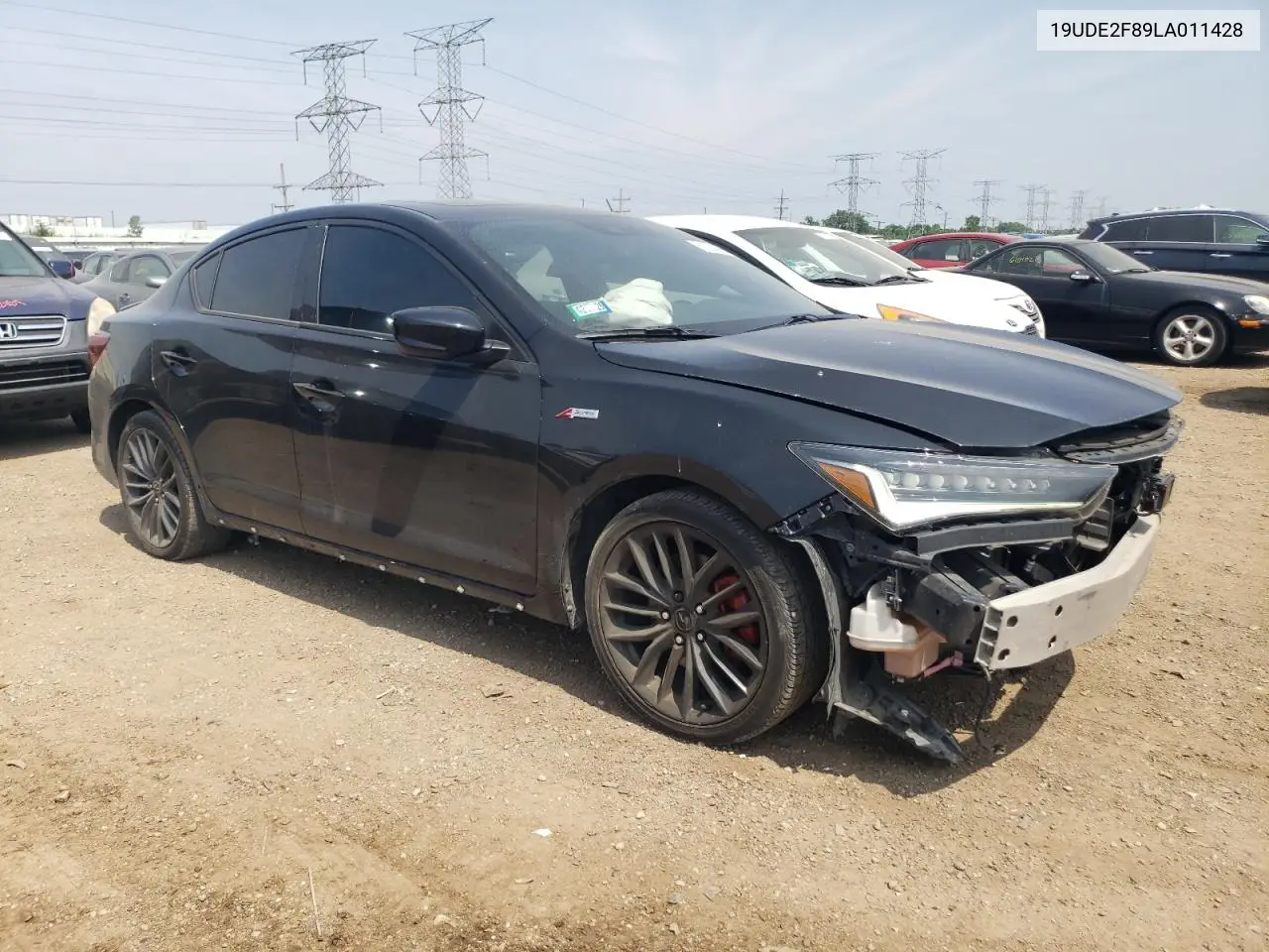 2020 Acura Ilx Premium A-Spec VIN: 19UDE2F89LA011428 Lot: 61084565