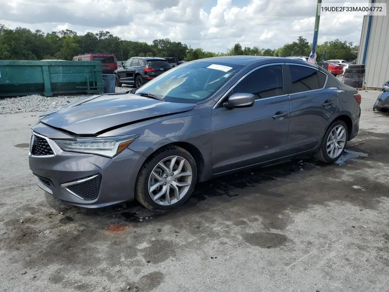 2021 Acura Ilx VIN: 19UDE2F33MA004772 Lot: 55019955