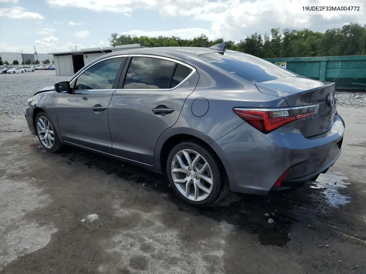 2021 Acura Ilx VIN: 19UDE2F33MA004772 Lot: 55019955