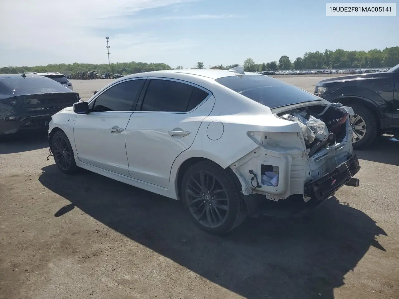 2021 Acura Ilx Premium A-Spec VIN: 19UDE2F81MA005141 Lot: 56690405