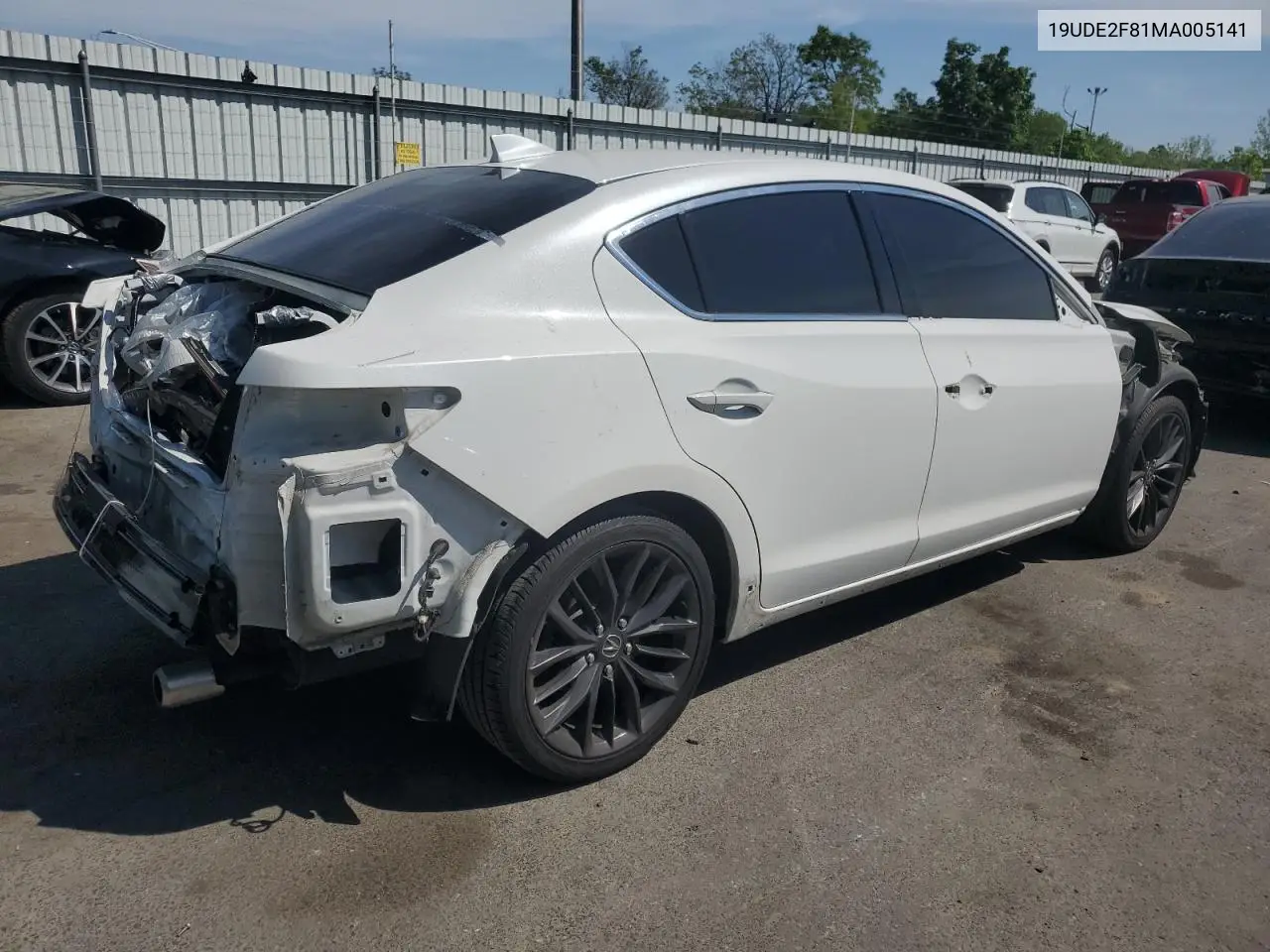 2021 Acura Ilx Premium A-Spec VIN: 19UDE2F81MA005141 Lot: 56690405