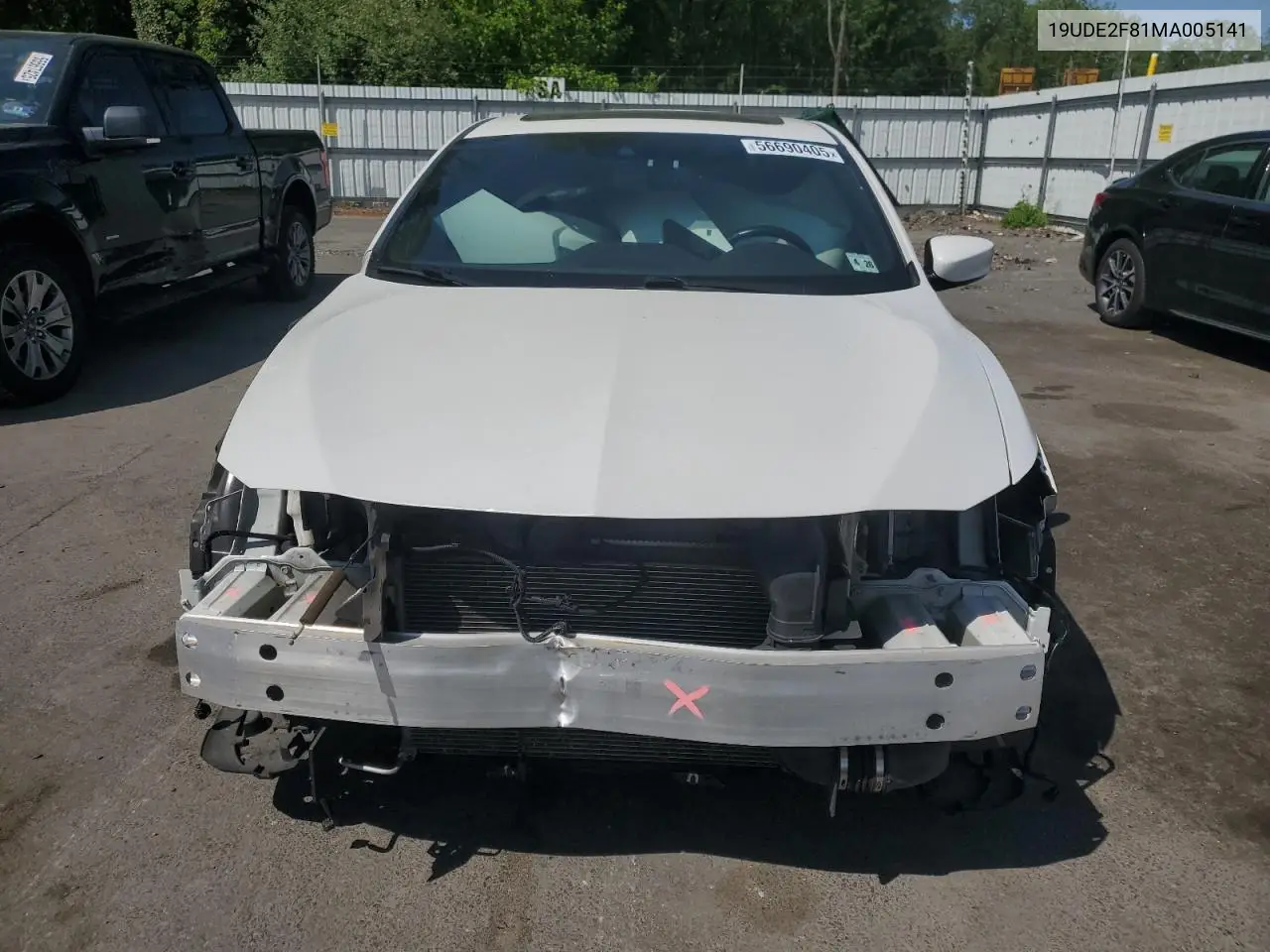 2021 Acura Ilx Premium A-Spec VIN: 19UDE2F81MA005141 Lot: 56690405