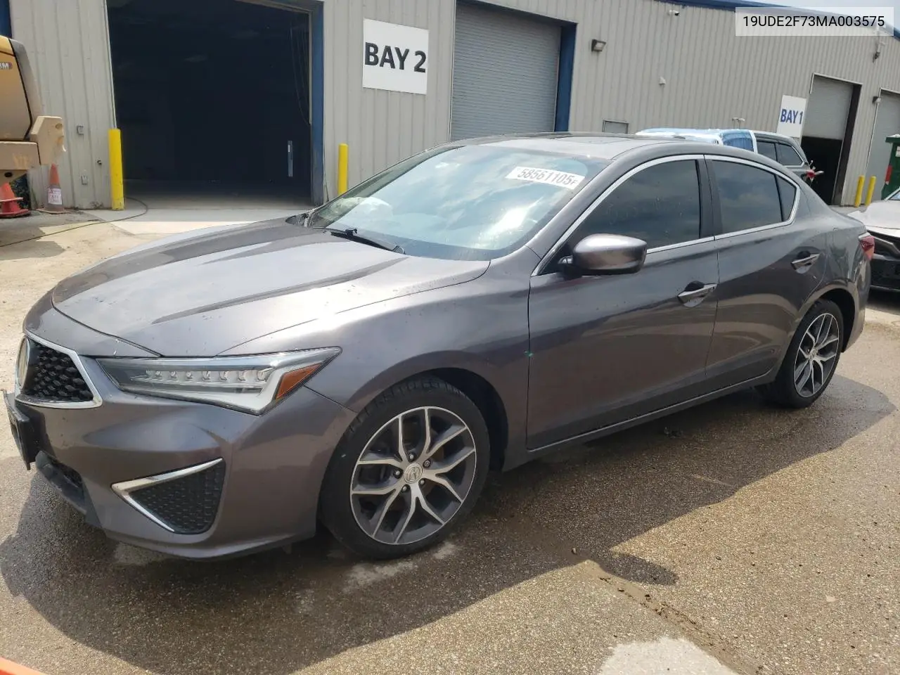2021 Acura Ilx Premium VIN: 19UDE2F73MA003575 Lot: 58561105