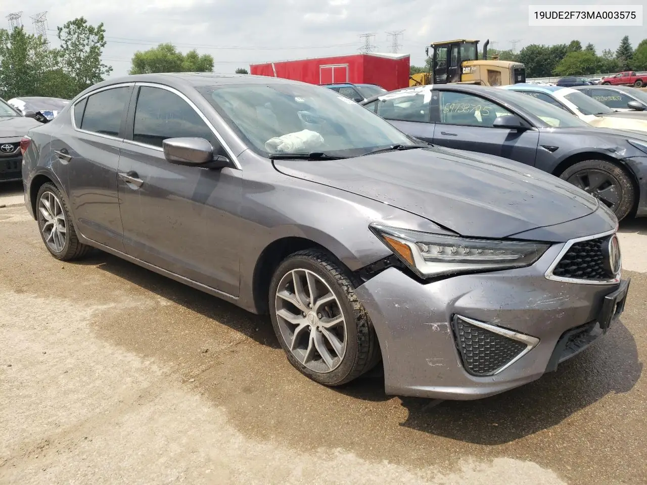 2021 Acura Ilx Premium VIN: 19UDE2F73MA003575 Lot: 58561105