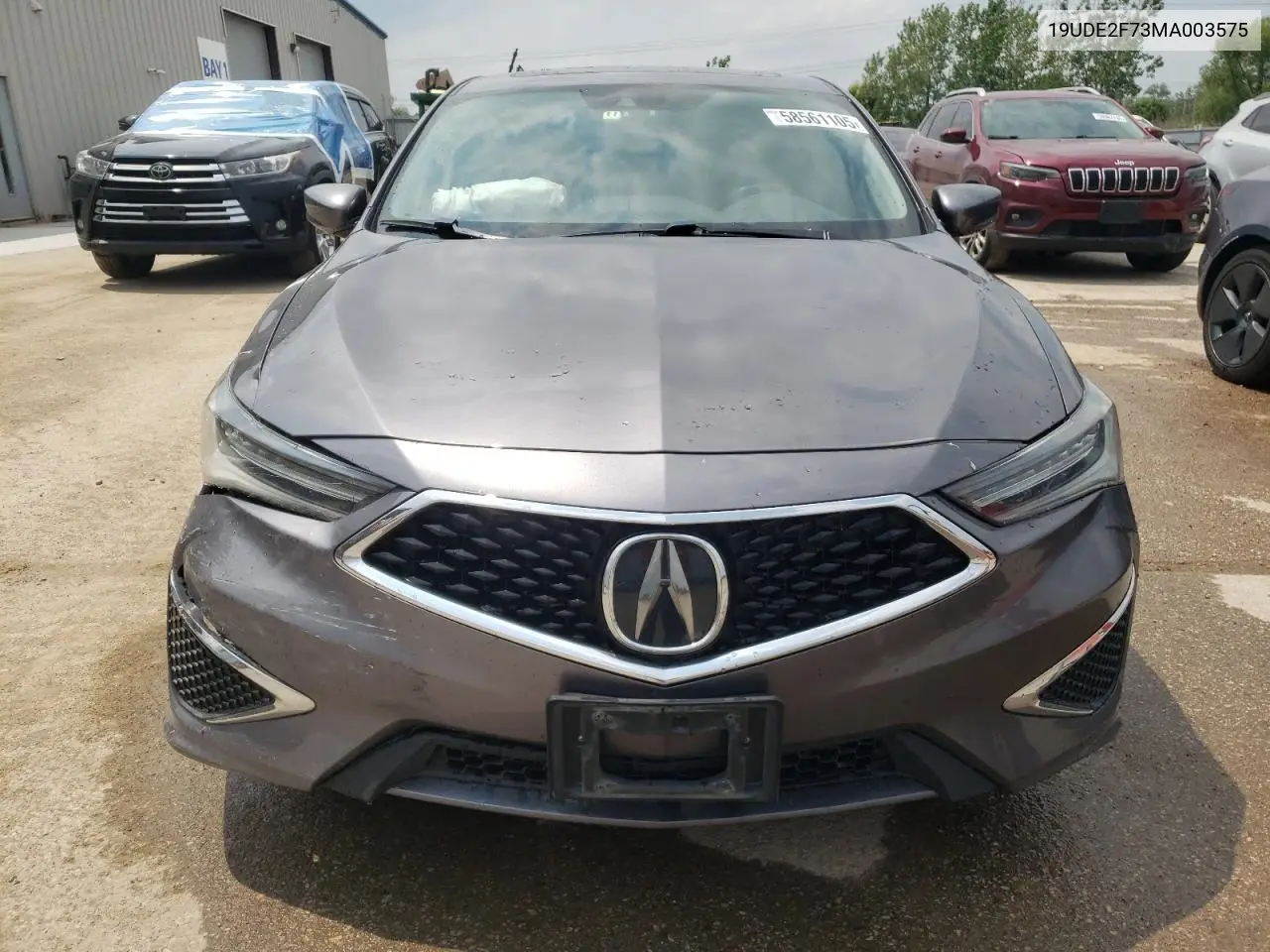 2021 Acura Ilx Premium VIN: 19UDE2F73MA003575 Lot: 58561105