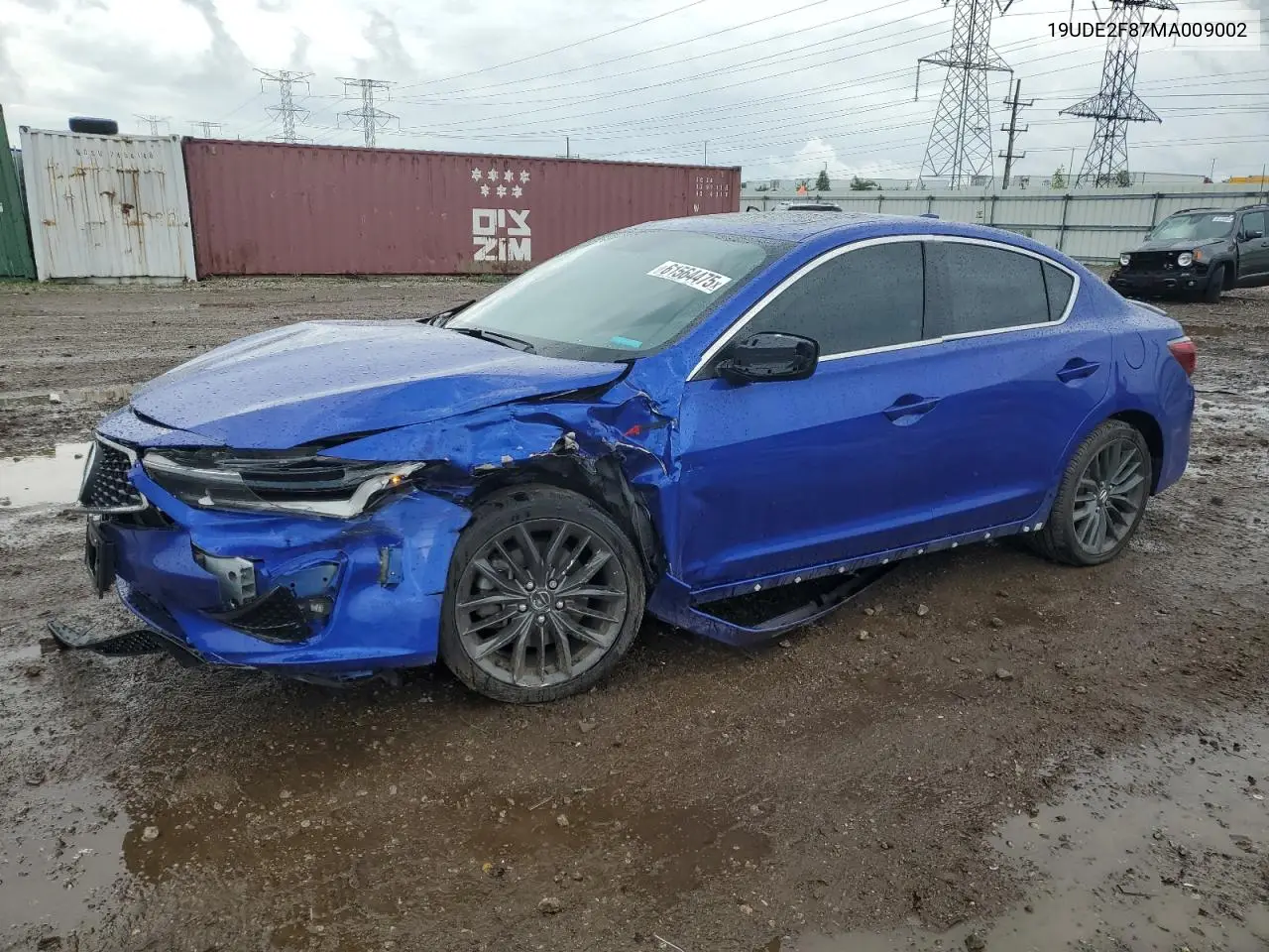 2021 Acura Ilx Premium A-Spec VIN: 19UDE2F87MA009002 Lot: 61564475
