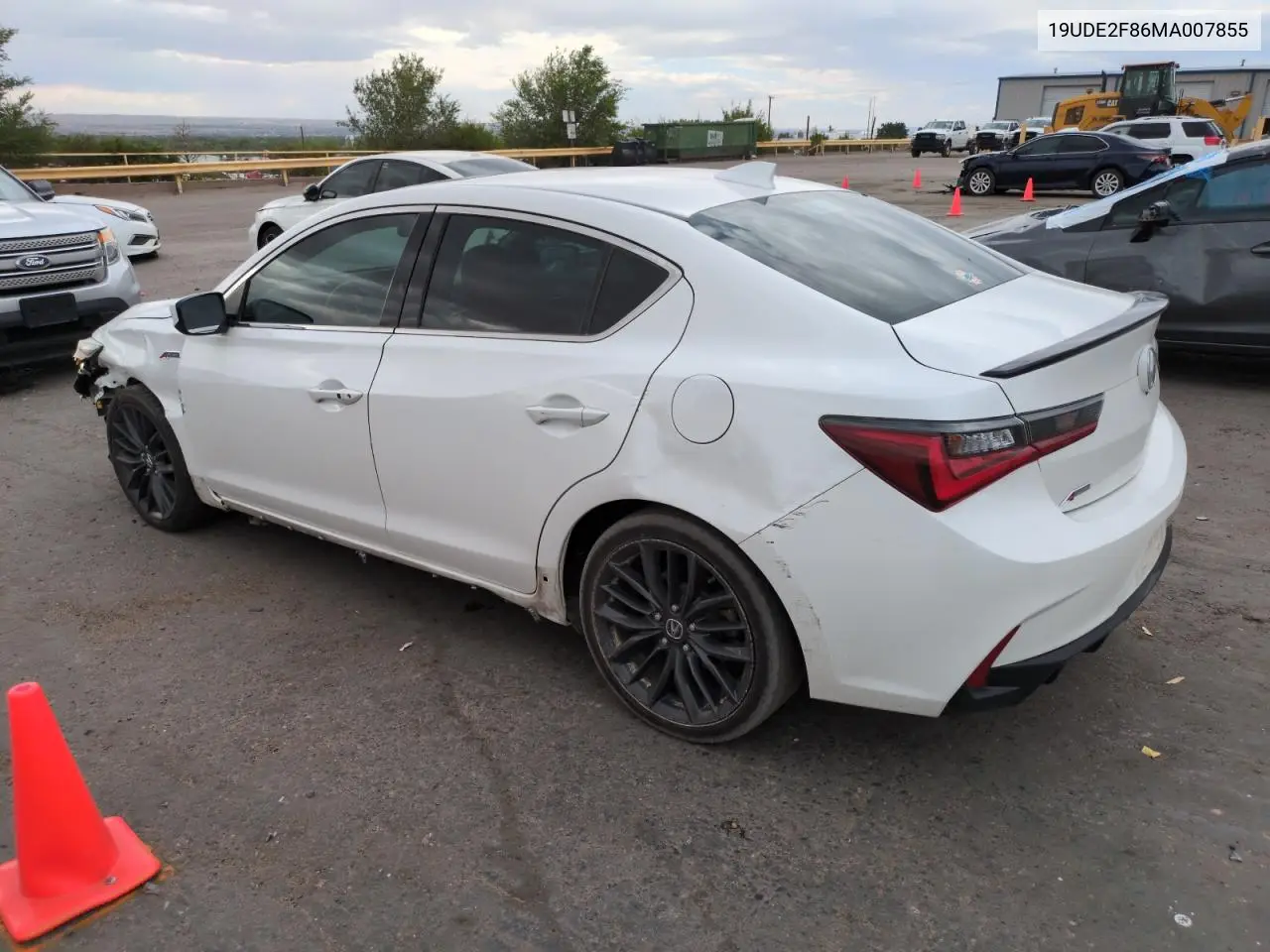 2021 Acura Ilx Premium A-Spec VIN: 19UDE2F86MA007855 Lot: 61993585
