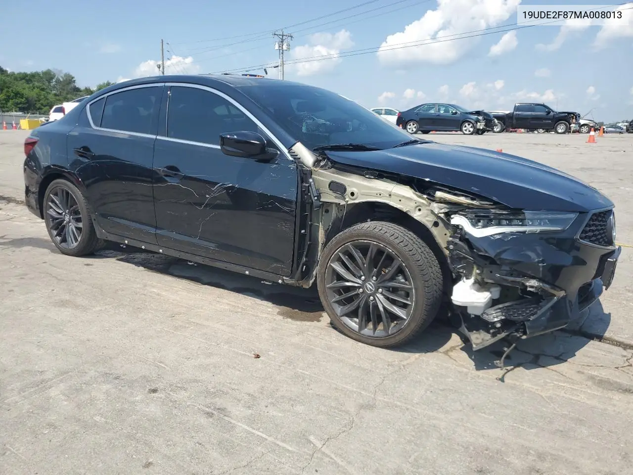 2021 Acura Ilx Premium A-Spec VIN: 19UDE2F87MA008013 Lot: 62346535