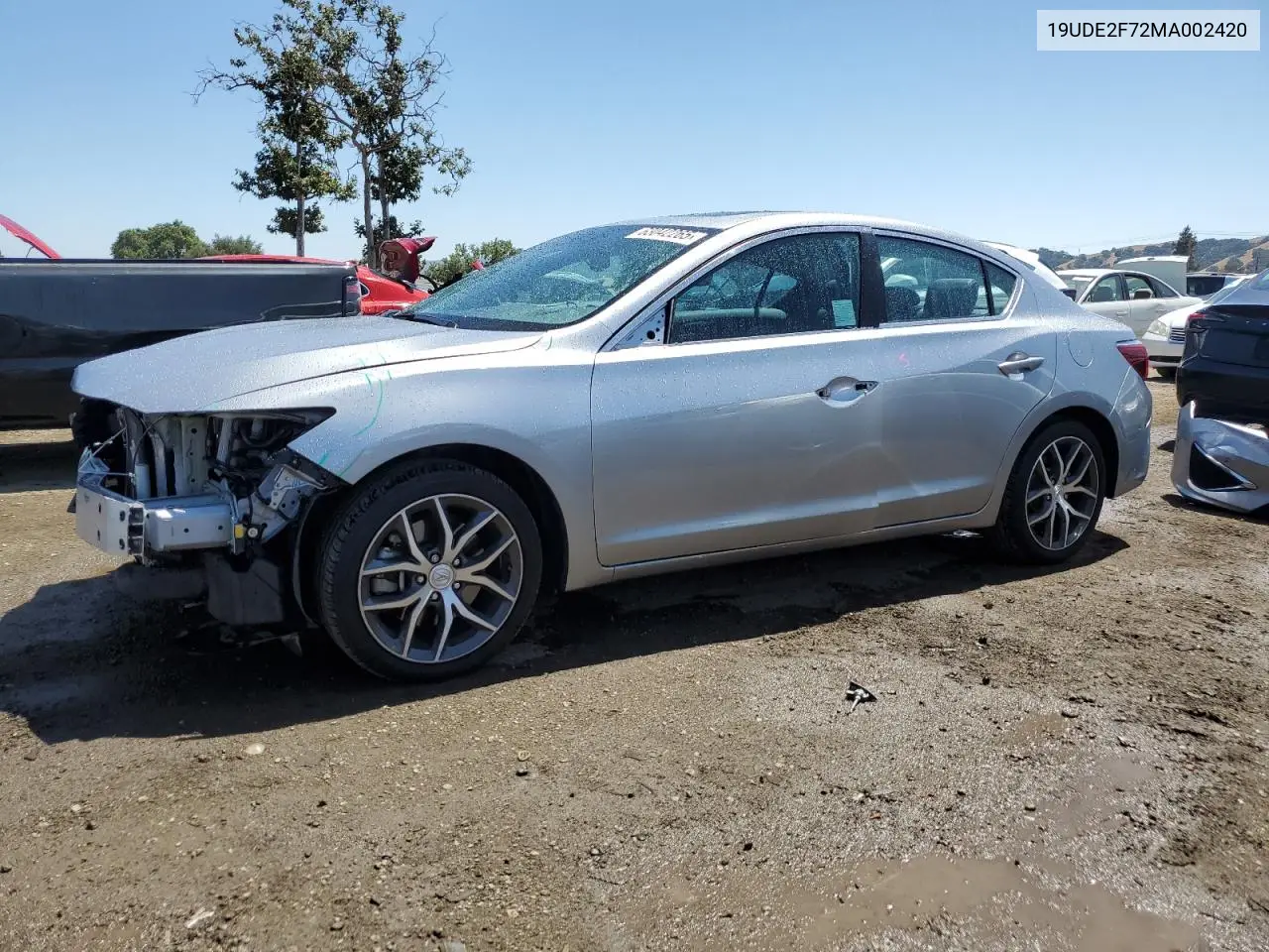 2021 Acura Ilx Premium VIN: 19UDE2F72MA002420 Lot: 63042265