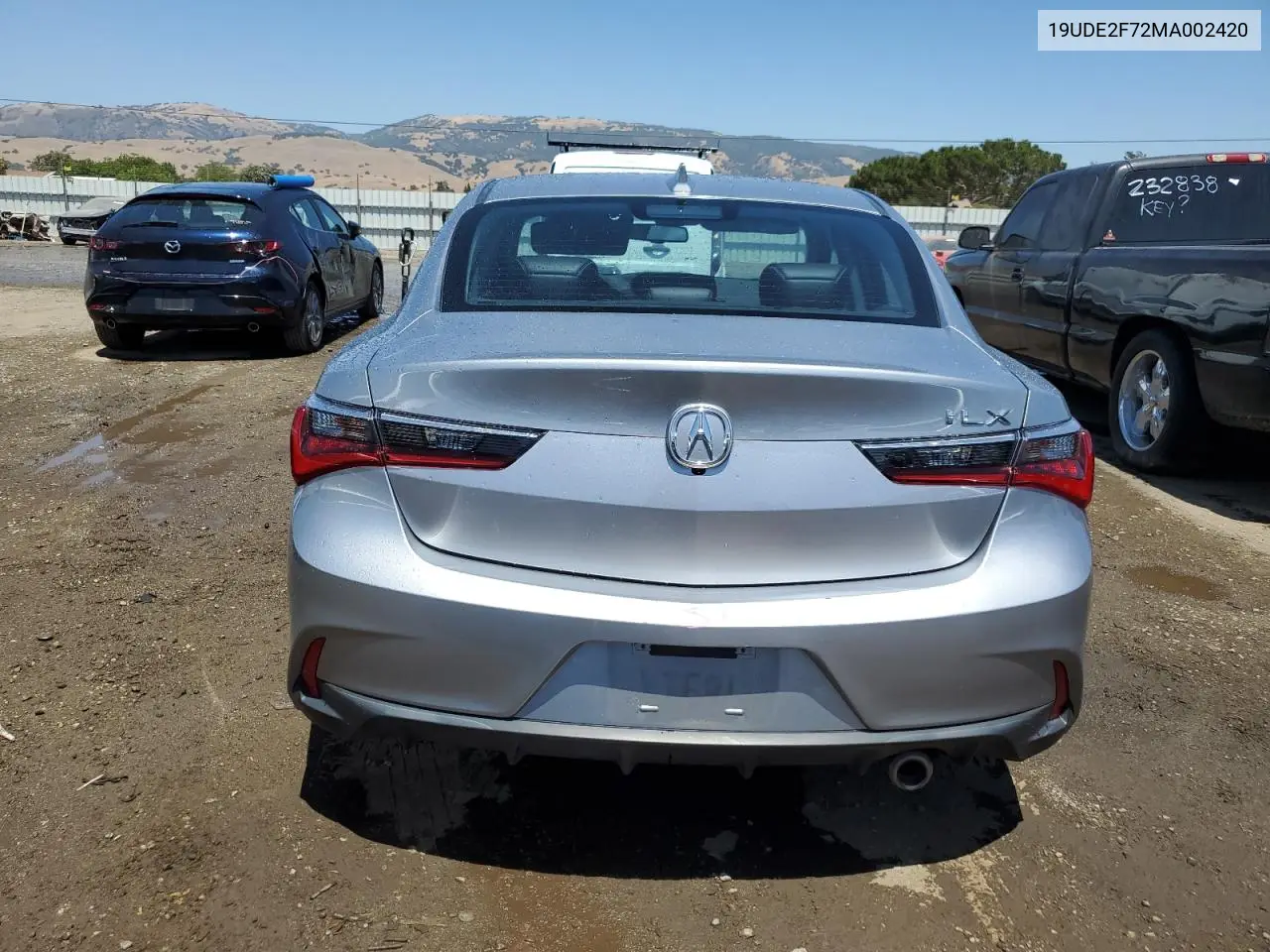 2021 Acura Ilx Premium VIN: 19UDE2F72MA002420 Lot: 63042265