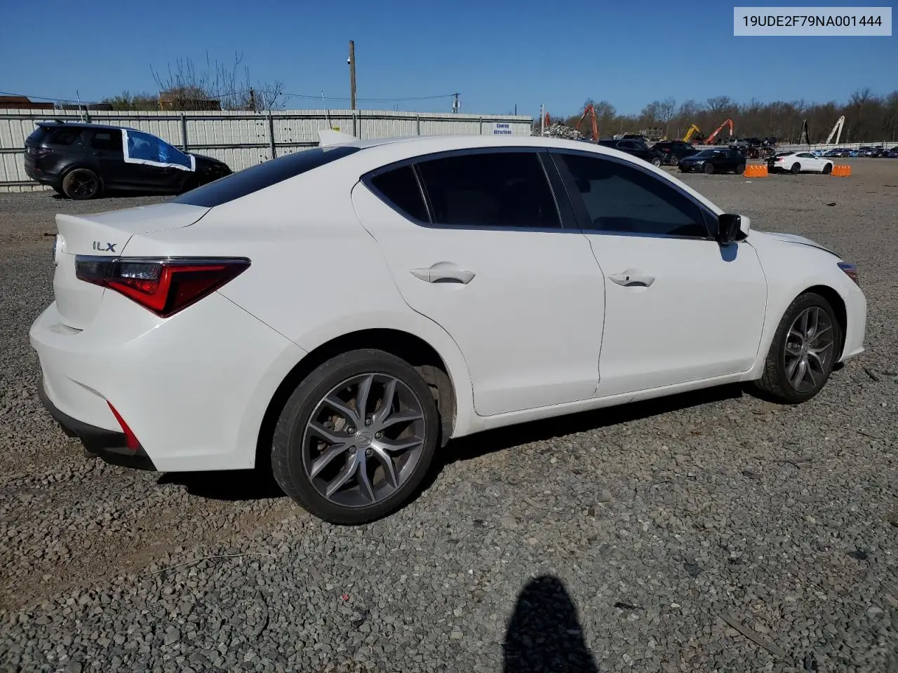2022 Acura Ilx Premium VIN: 19UDE2F79NA001444 Lot: 52224075