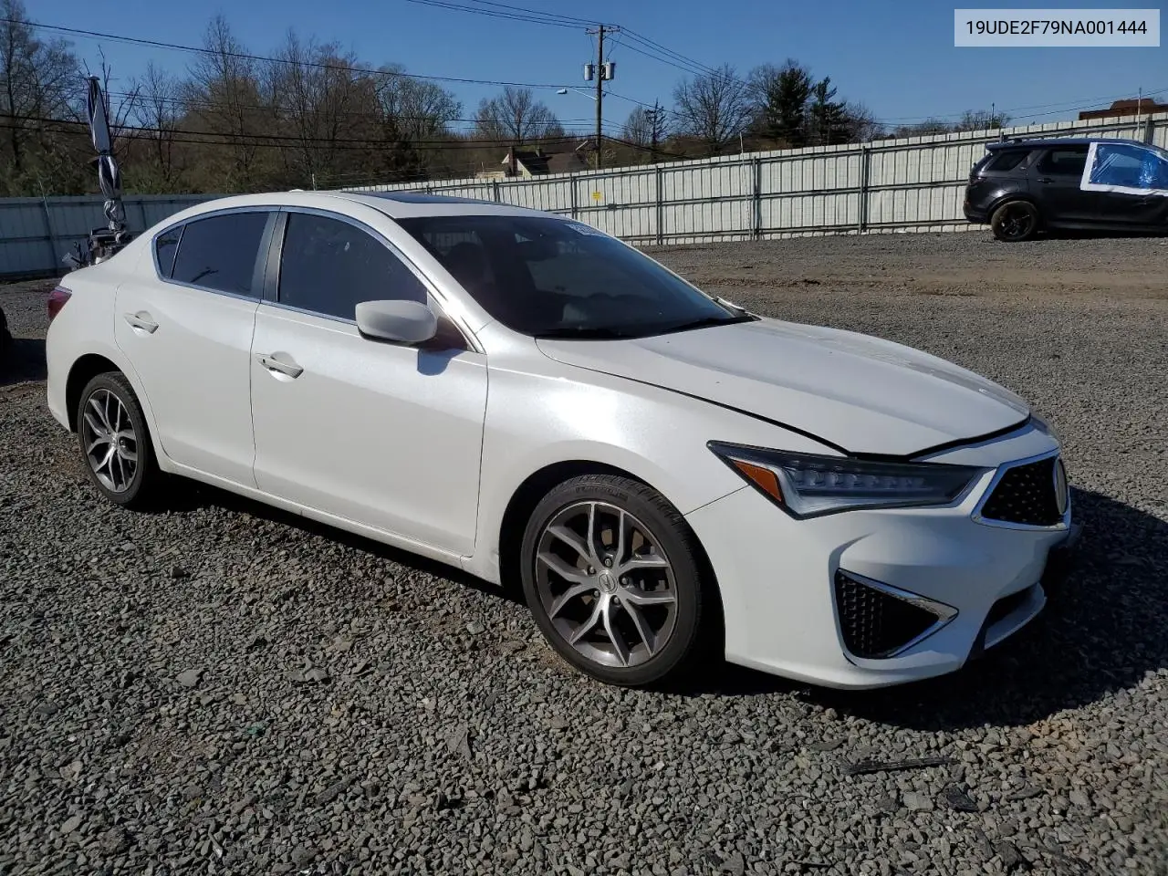 2022 Acura Ilx Premium VIN: 19UDE2F79NA001444 Lot: 52224075