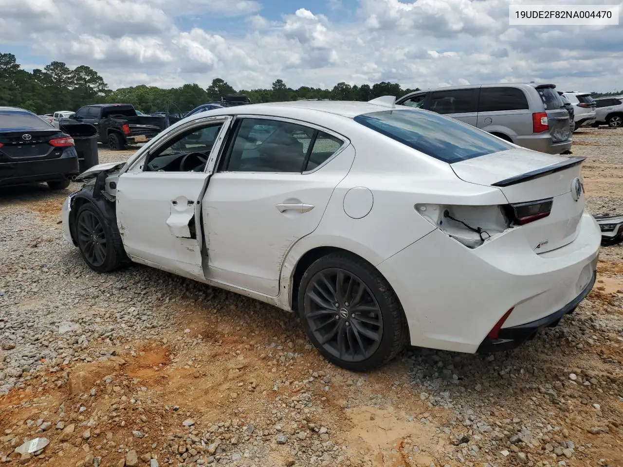 2022 Acura Ilx Premium A-Spec VIN: 19UDE2F82NA004470 Lot: 53322595