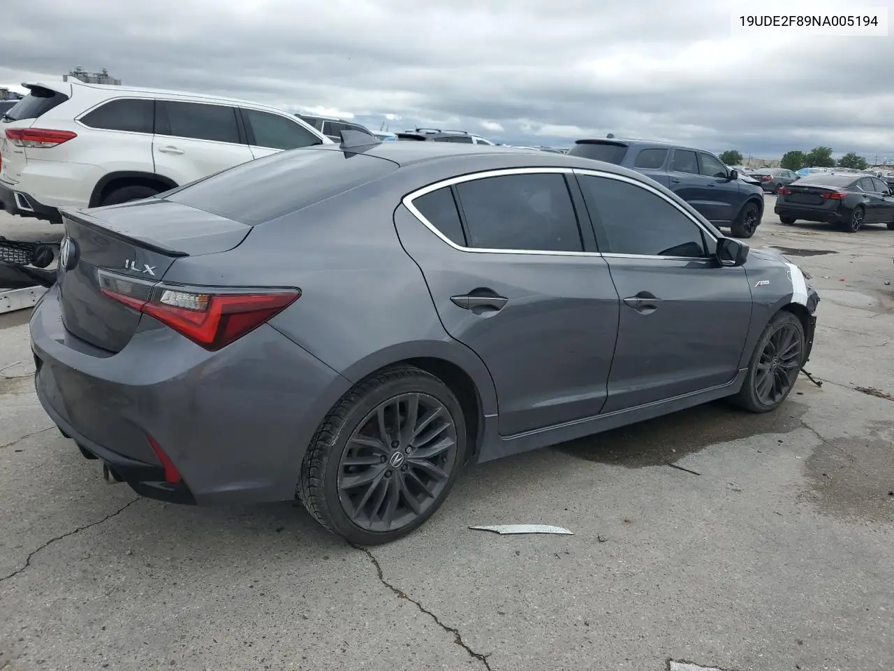 2022 Acura Ilx Premium A-Spec VIN: 19UDE2F89NA005194 Lot: 56053035