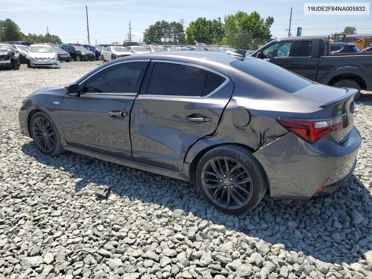 2022 Acura Ilx Premium A-Spec VIN: 19UDE2F84NA005832 Lot: 60875615
