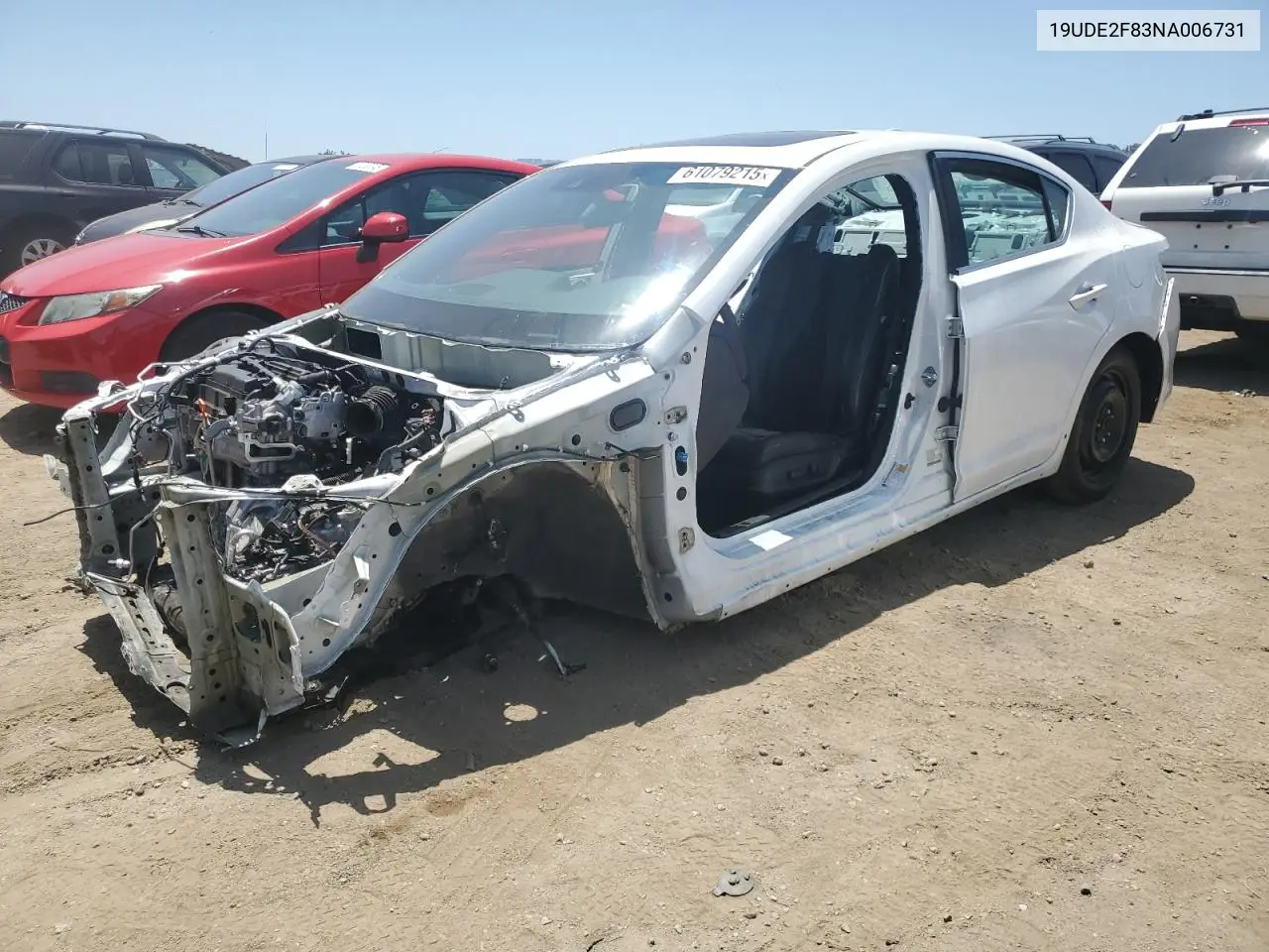 2022 Acura Ilx Premium A-Spec VIN: 19UDE2F83NA006731 Lot: 61079215