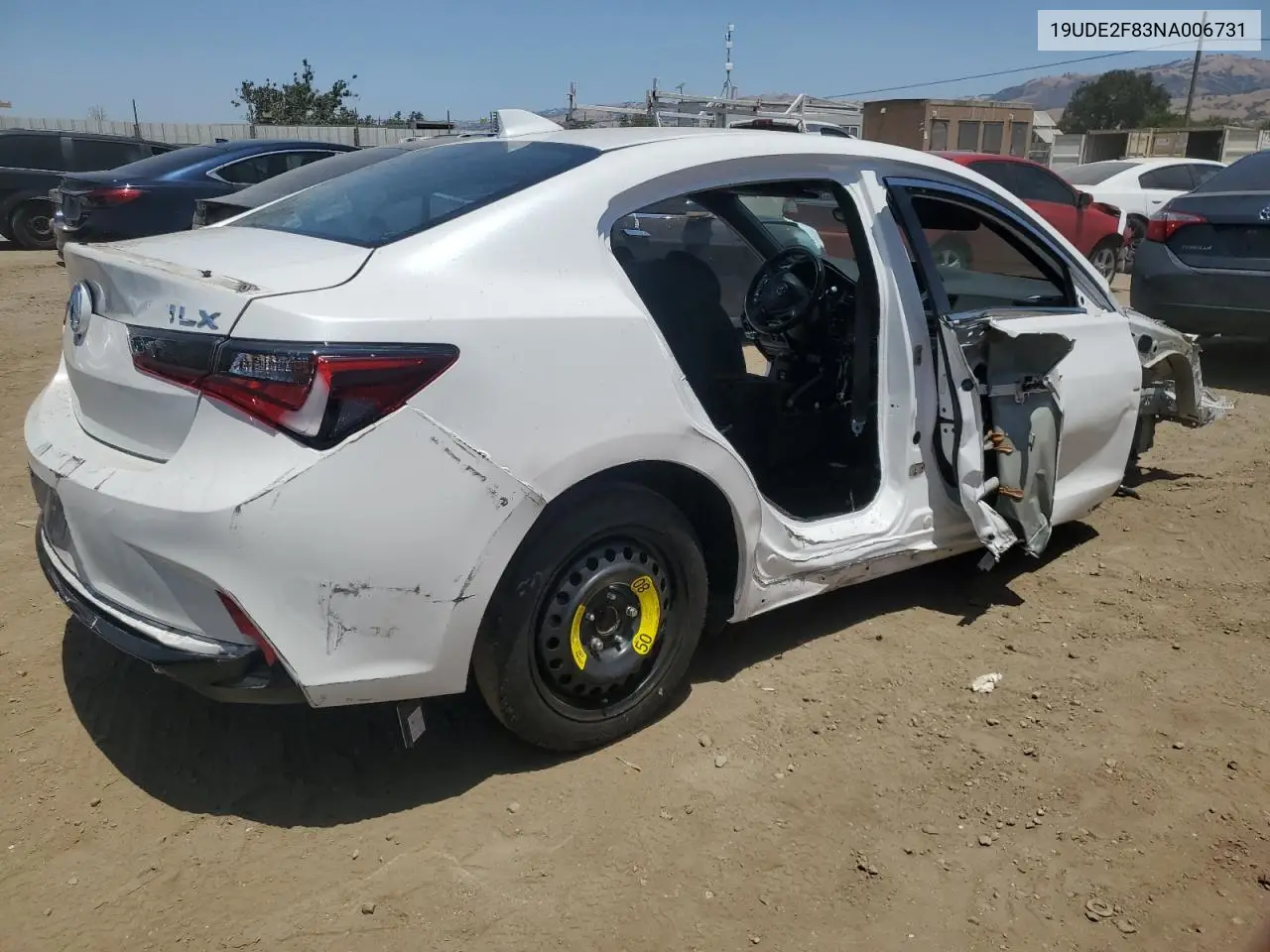 2022 Acura Ilx Premium A-Spec VIN: 19UDE2F83NA006731 Lot: 61079215