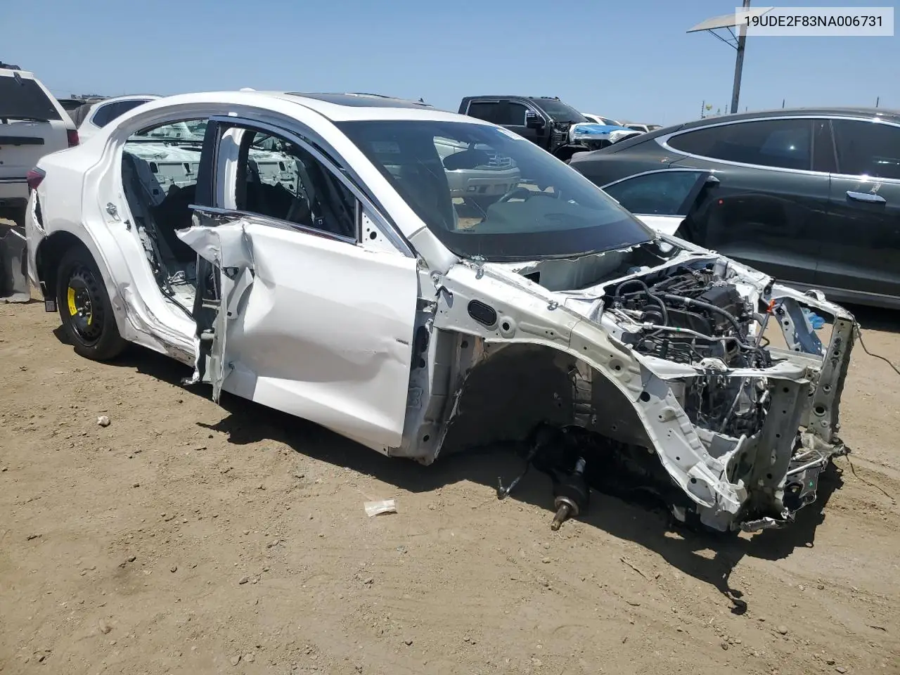 2022 Acura Ilx Premium A-Spec VIN: 19UDE2F83NA006731 Lot: 61079215
