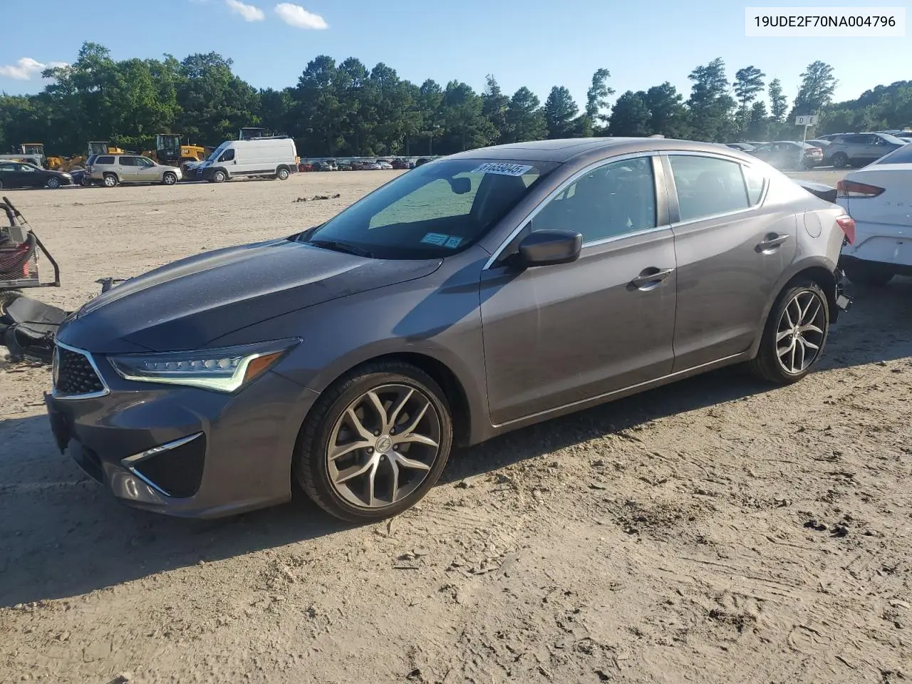 2022 Acura Ilx Premium VIN: 19UDE2F70NA004796 Lot: 61659045