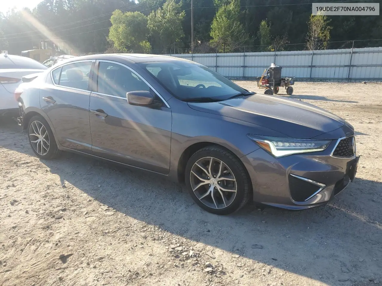 2022 Acura Ilx Premium VIN: 19UDE2F70NA004796 Lot: 61659045