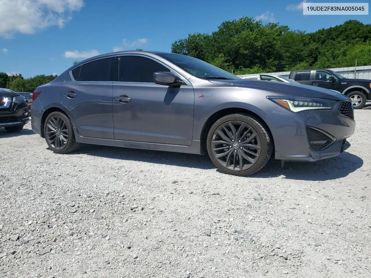 2022 Acura Ilx Premium A-Spec VIN: 19UDE2F83NA005045 Lot: 61683555