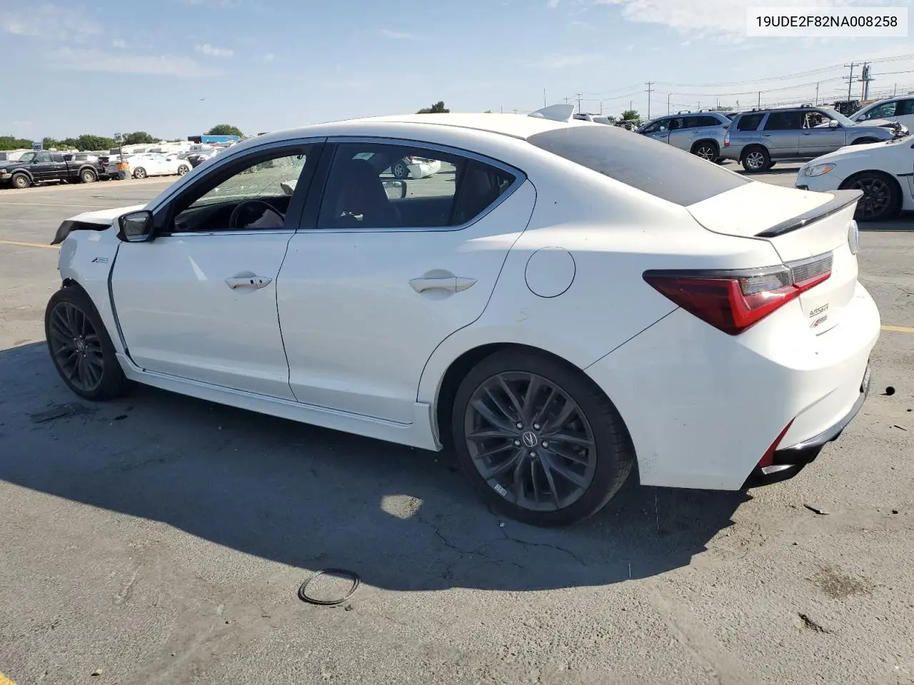2022 Acura Ilx Premium A-Spec VIN: 19UDE2F82NA008258 Lot: 61946255