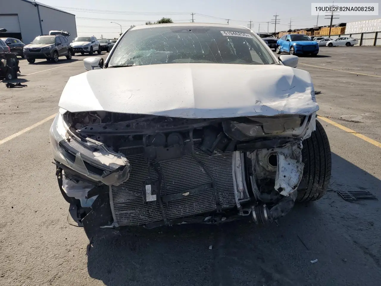 2022 Acura Ilx Premium A-Spec VIN: 19UDE2F82NA008258 Lot: 61946255
