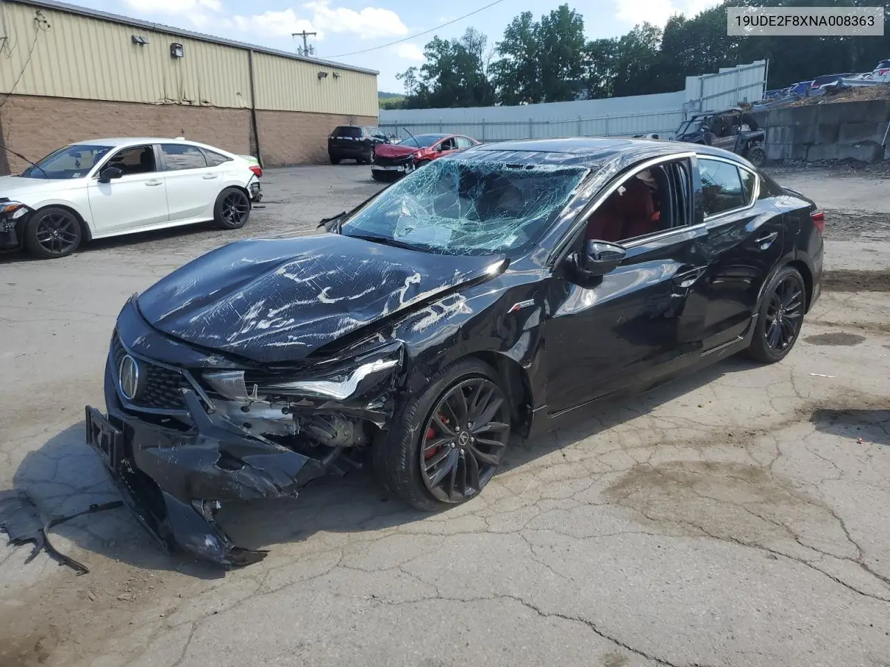 2022 Acura Ilx Premium A-Spec VIN: 19UDE2F8XNA008363 Lot: 62790965