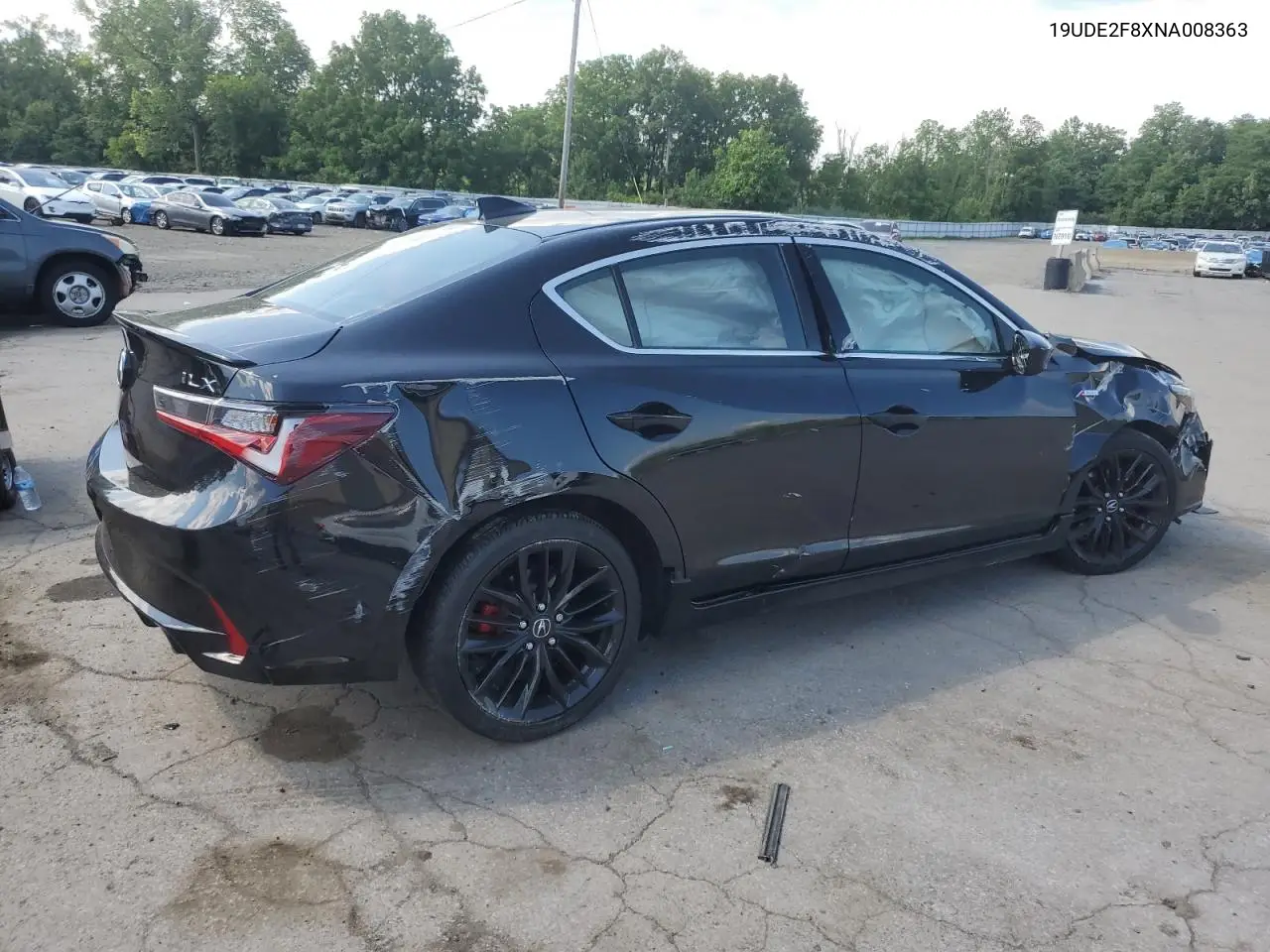 2022 Acura Ilx Premium A-Spec VIN: 19UDE2F8XNA008363 Lot: 62790965