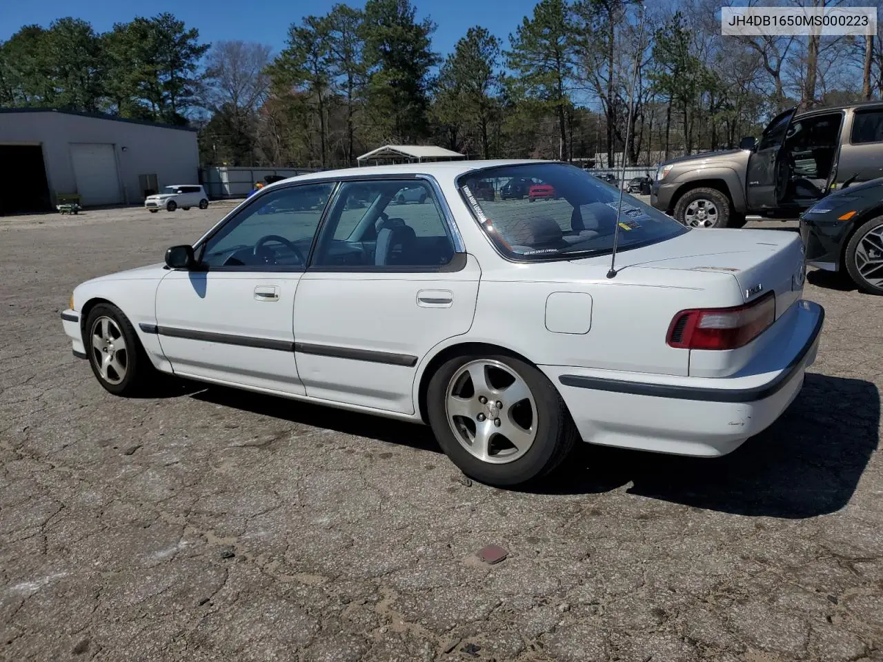 1991 Acura Integra Ls VIN: JH4DB1650MS000223 Lot: 49068645