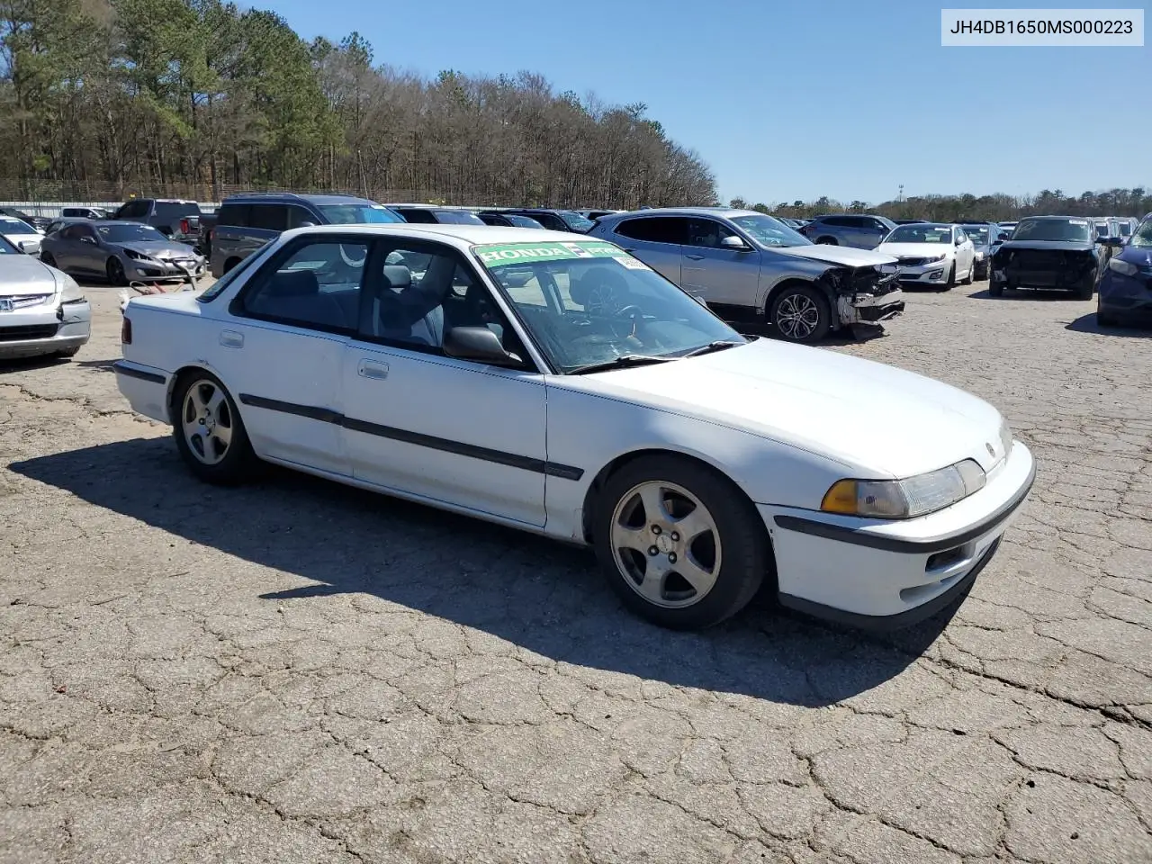 1991 Acura Integra Ls VIN: JH4DB1650MS000223 Lot: 49068645