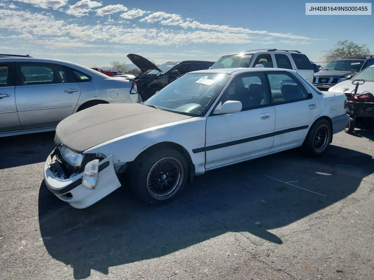 1992 Acura Integra Rs VIN: JH4DB1649NS000455 Lot: 62386755