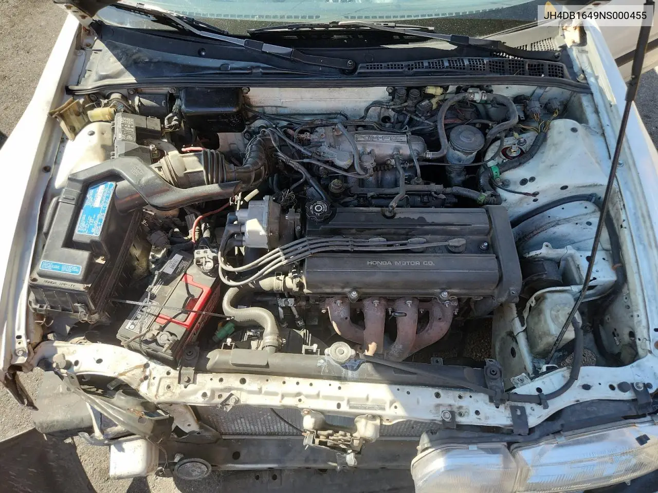 1992 Acura Integra Rs VIN: JH4DB1649NS000455 Lot: 62386755