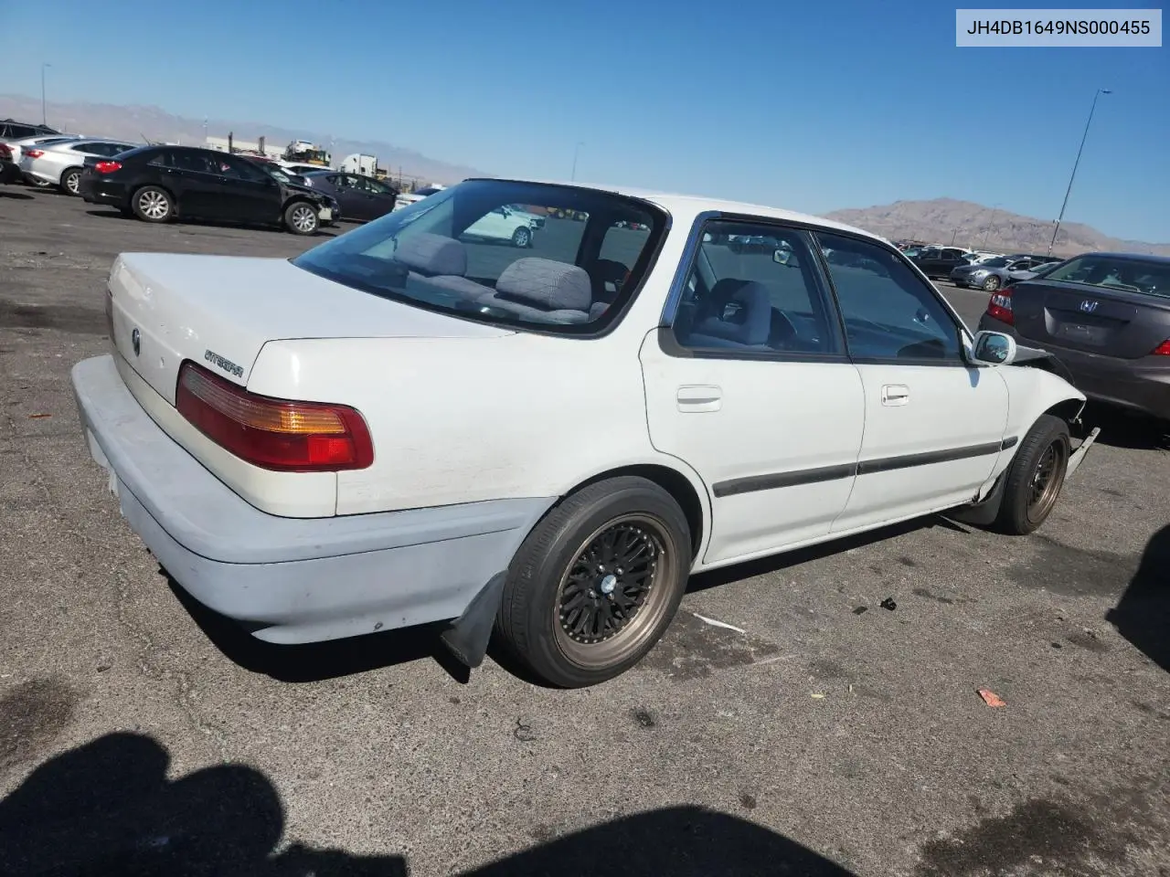 1992 Acura Integra Rs VIN: JH4DB1649NS000455 Lot: 62386755