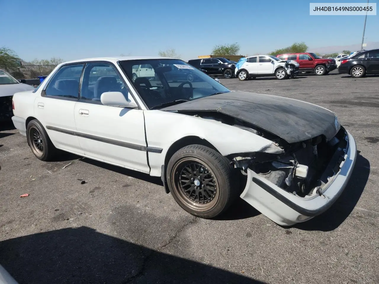 1992 Acura Integra Rs VIN: JH4DB1649NS000455 Lot: 62386755
