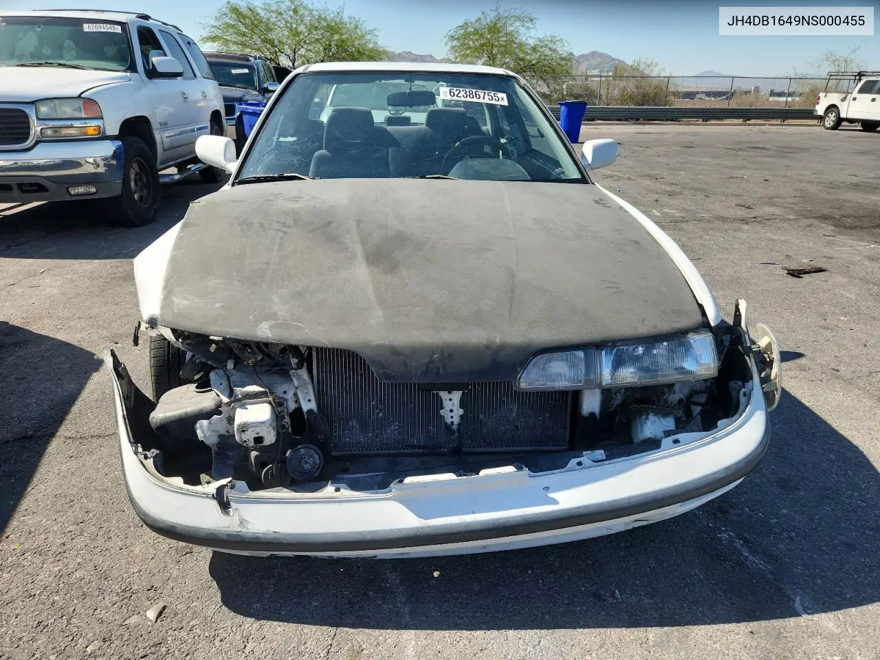 1992 Acura Integra Rs VIN: JH4DB1649NS000455 Lot: 62386755