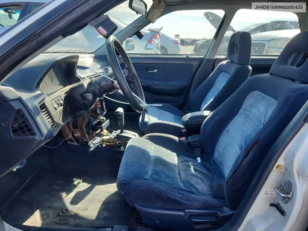 1992 Acura Integra Rs VIN: JH4DB1649NS000455 Lot: 62386755