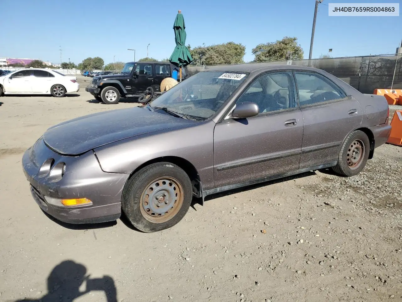 1994 Acura Integra Ls VIN: JH4DB7659RS004863 Lot: 54373475