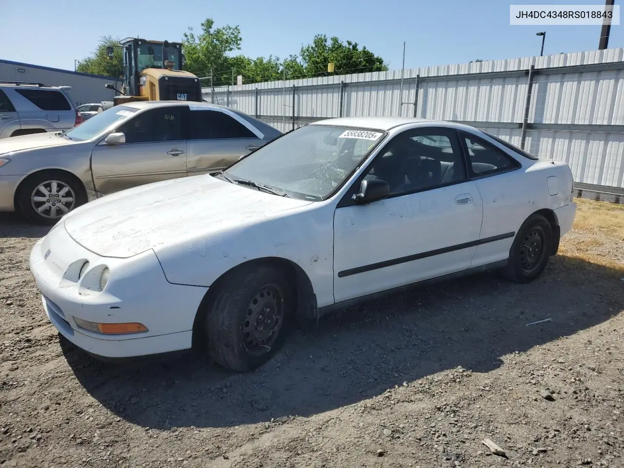 1994 Acura Integra Rs VIN: JH4DC4348RS018843 Lot: 55838205