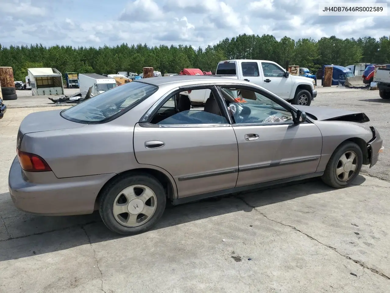 1994 Acura Integra Rs VIN: JH4DB7646RS002589 Lot: 60633565