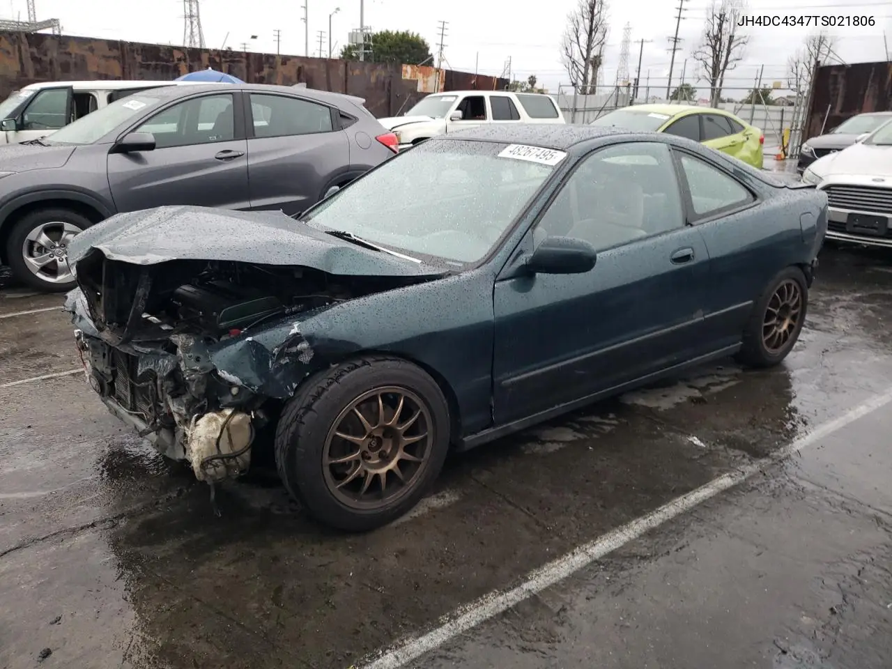 1996 Acura Integra Rs VIN: JH4DC4347TS021806 Lot: 48267495