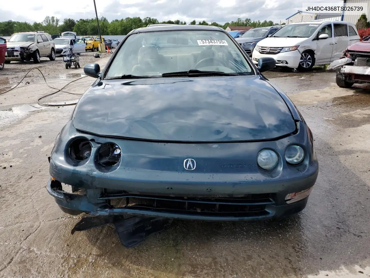 1996 Acura Integra Se VIN: JH4DC4368TS026739 Lot: 57343755