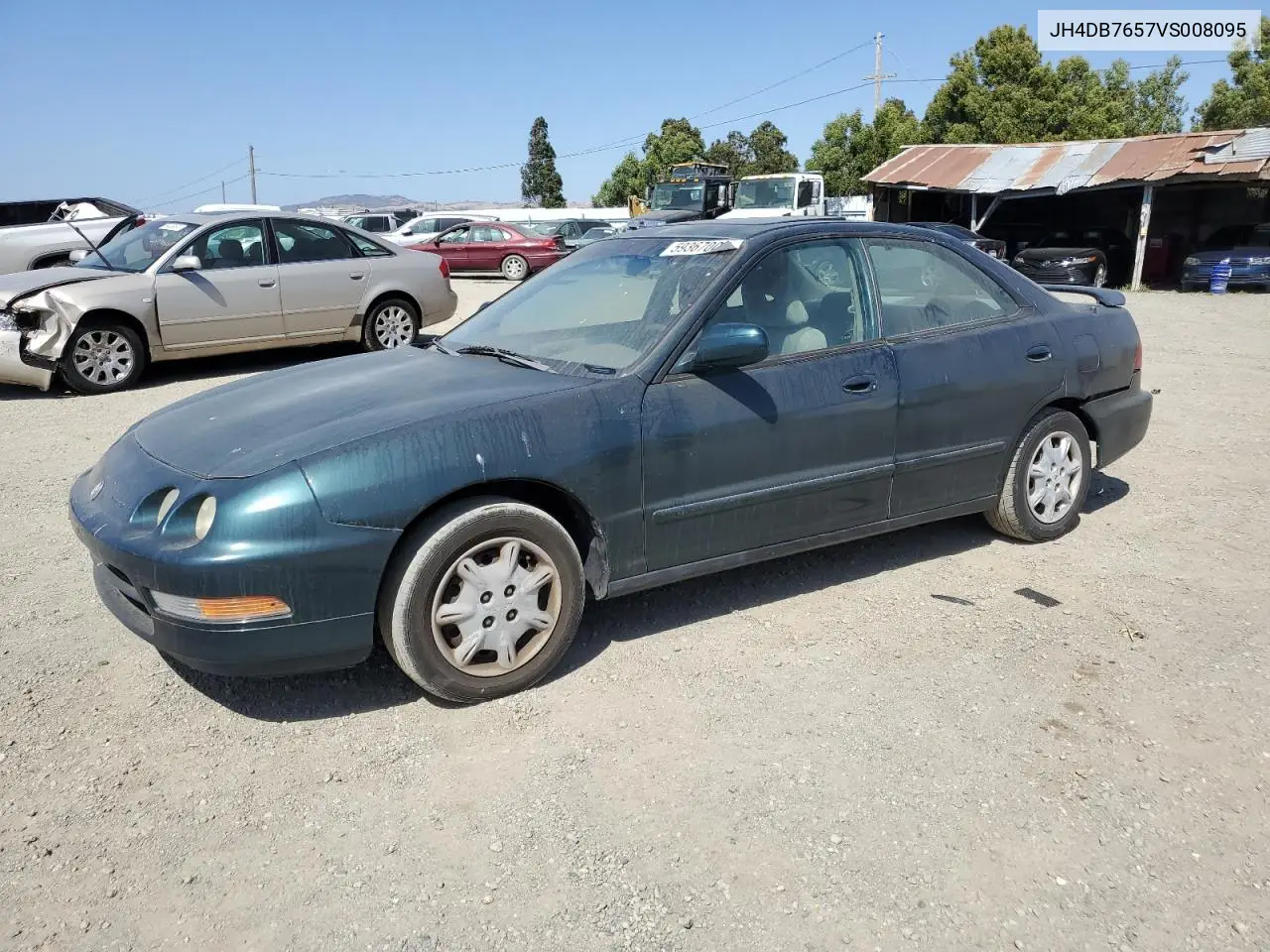 1997 Acura Integra Ls VIN: JH4DB7657VS008095 Lot: 59367005