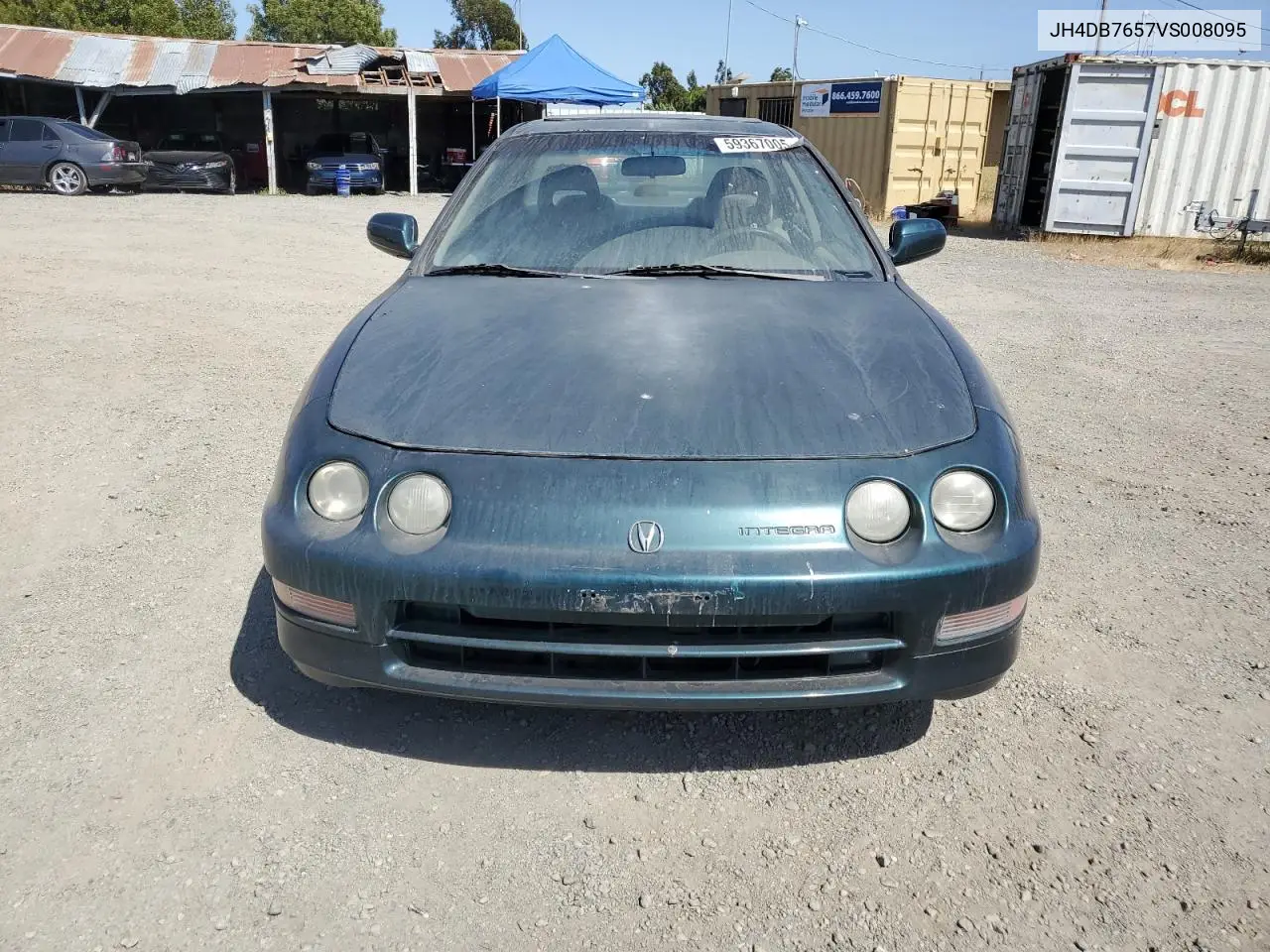 1997 Acura Integra Ls VIN: JH4DB7657VS008095 Lot: 59367005