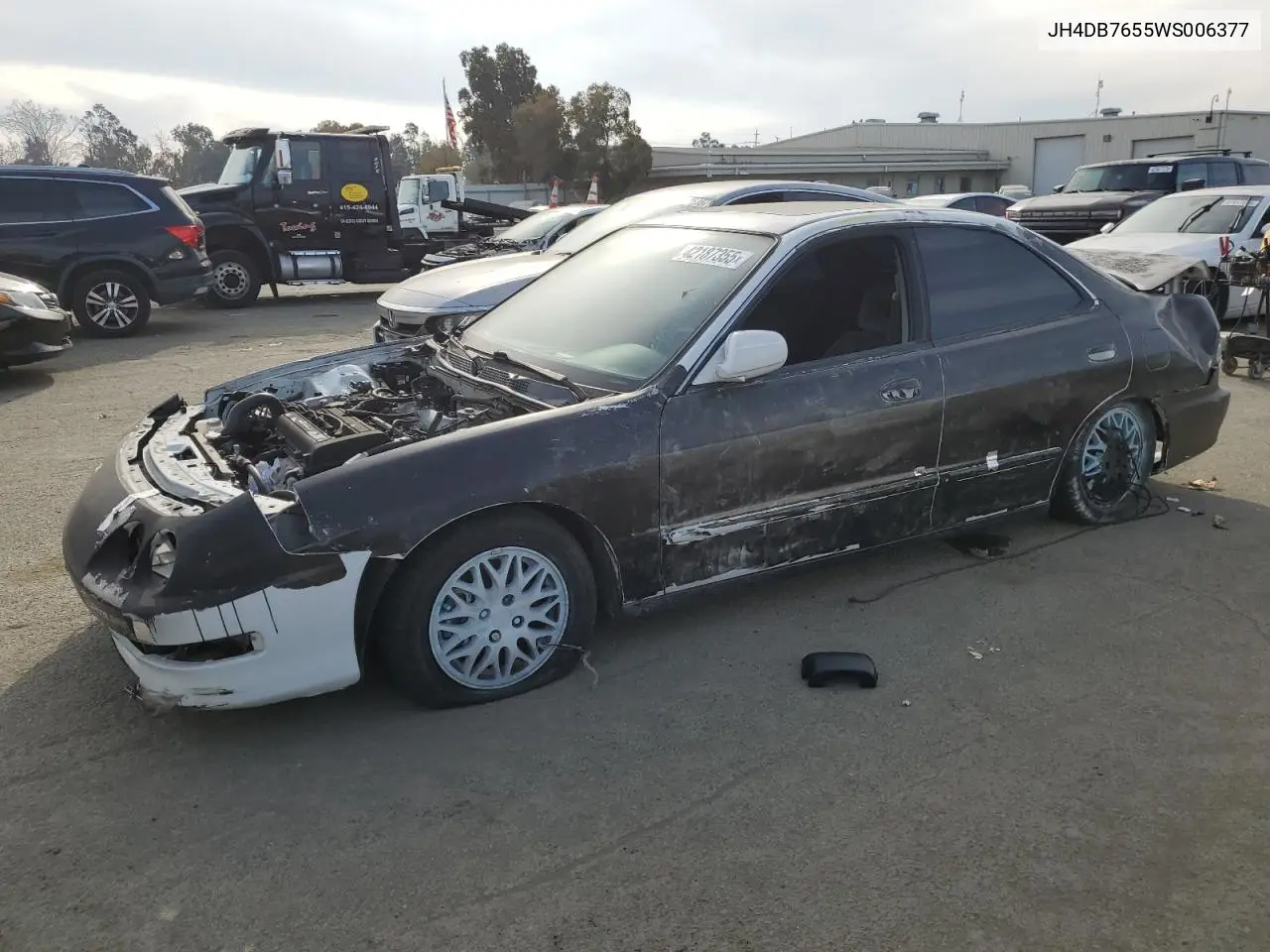 1998 Acura Integra Ls VIN: JH4DB7655WS006377 Lot: 42187355