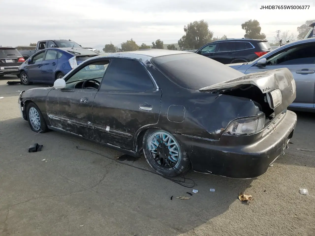 1998 Acura Integra Ls VIN: JH4DB7655WS006377 Lot: 42187355