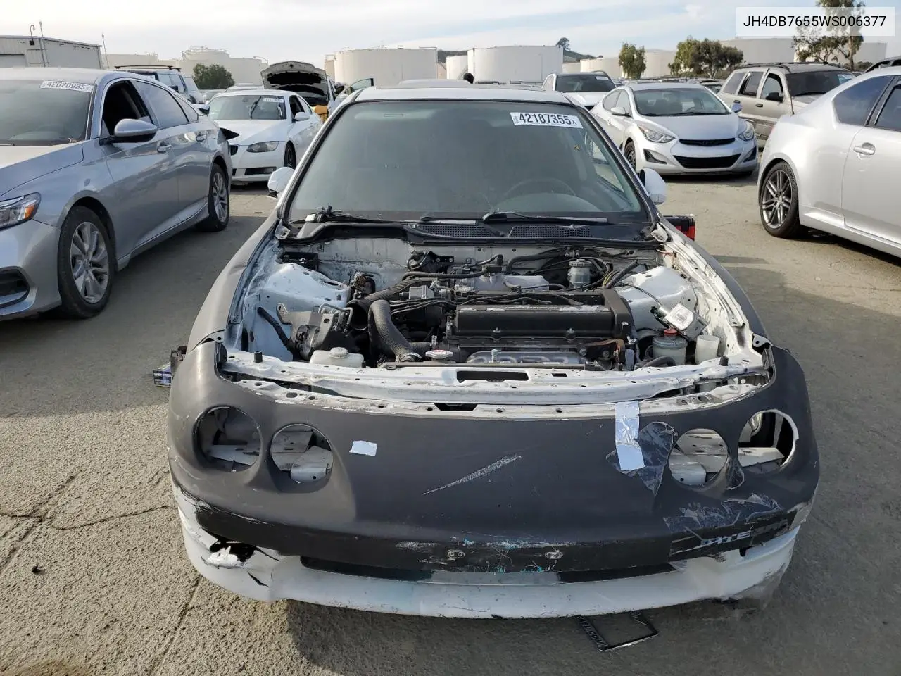 1998 Acura Integra Ls VIN: JH4DB7655WS006377 Lot: 42187355